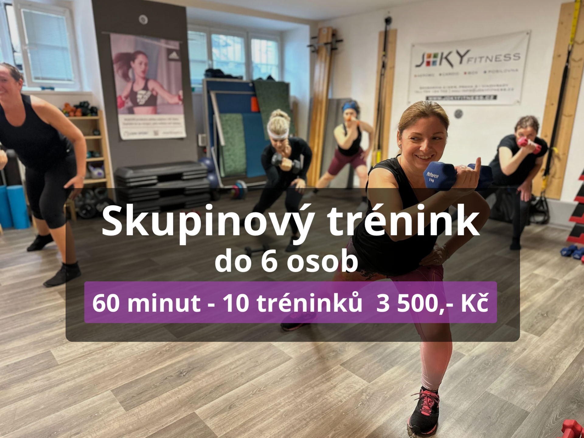 Kombinace osobního přístupu a podpory malé skupiny, která vás motivuje.