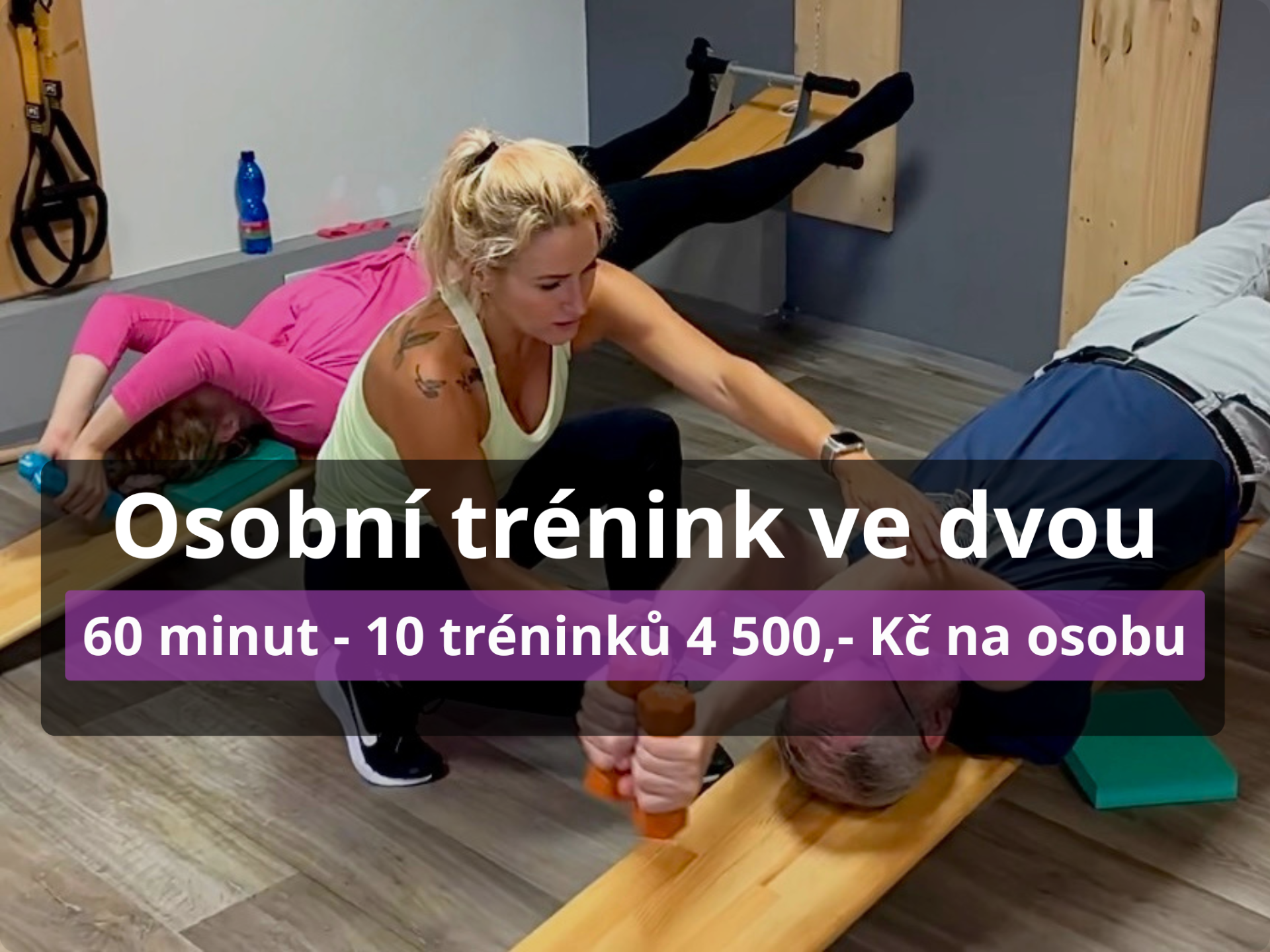 Osobní trénink jen pro vás dva - více energie, větší výsledky.